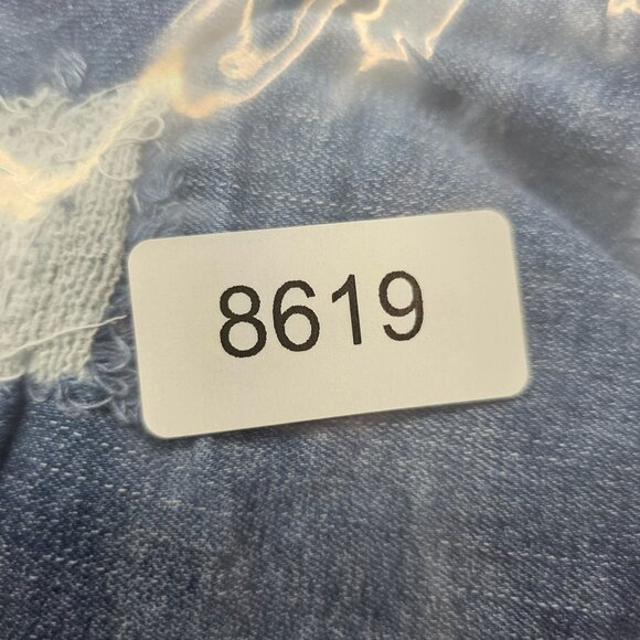 Womens Rue+ Blue Denim Shorts Distressed Hi Rise Cut Off Hem 2" Inseam Size 20 - Picture 10 of 10